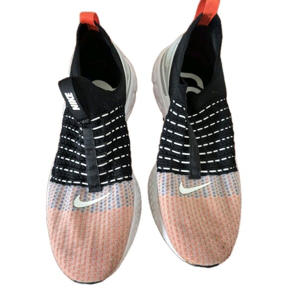 Nike Mens React Phantom Run Flyknit 2 DQ7647-001  Athletic Sneakers Size 11.5 - Picture 1 of 13